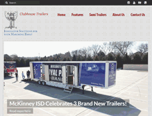 Tablet Screenshot of clubhousetrailers.com